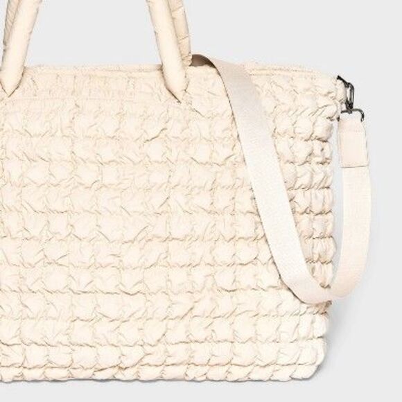Athleisure Soft Puff Weekender Bag - A New Day Off-White - Picture 4 of 5